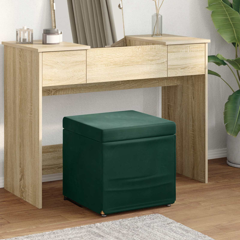 Taburet Verde închis 41 x 41 x 40 cm