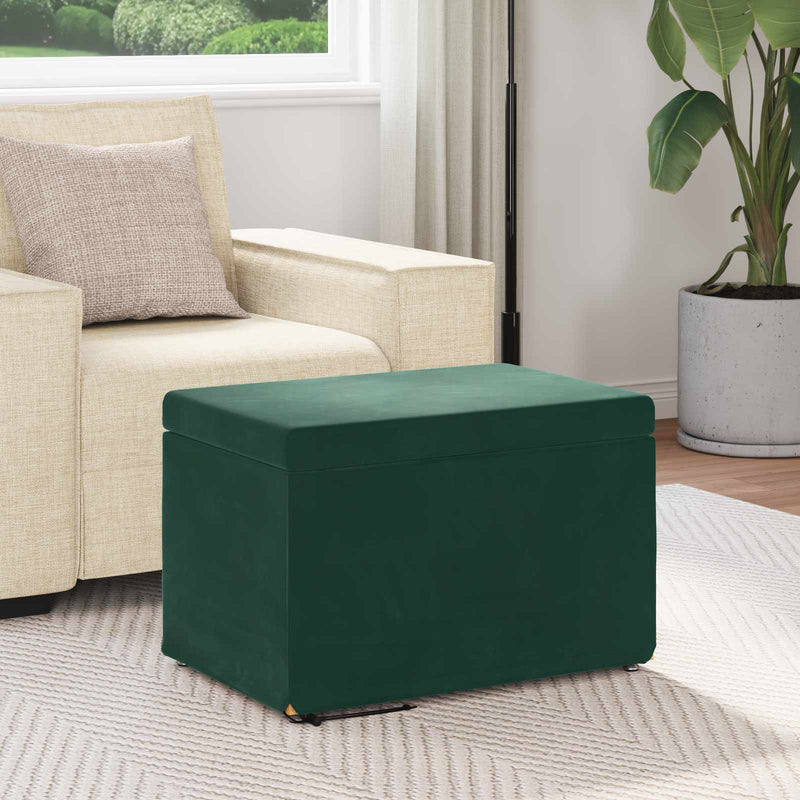 Taburet Verde închis 61 x 41 x 40 cm