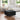 Ottoman cu Depozitare Negru 80 x 80 x 45 cm țesătură