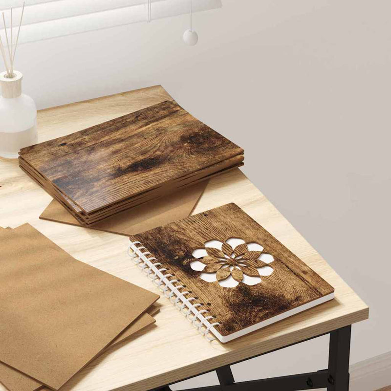 Panouri de decor 150 buc. Stejar fumuriu 21 x 30 x 0,27 cm