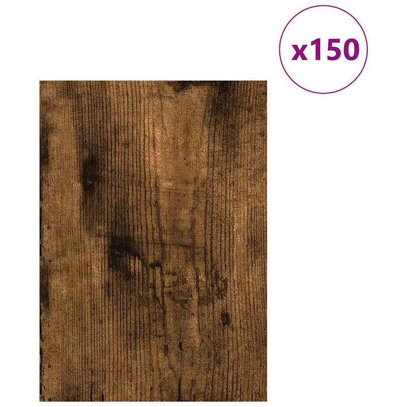 Panouri de decor 150 buc. Stejar fumuriu 21 x 30 x 0,27 cm