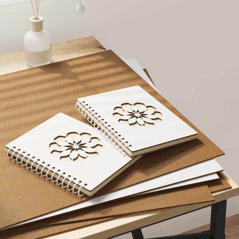 Panouri de decor 12 buc. Alb 40 x 60 x 0,27 cm Lemn prelucrat