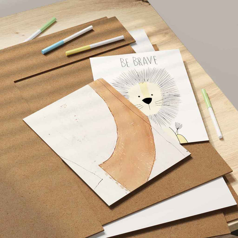 Panouri de decor 12 buc. Alb 40 x 60 x 0,27 cm Lemn prelucrat