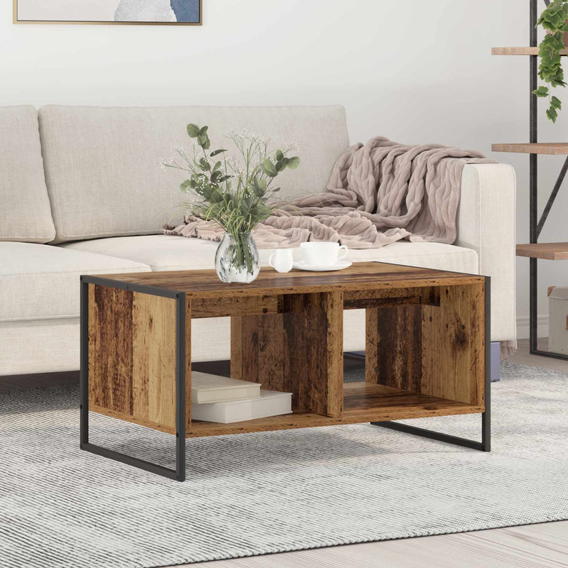 Masă de cafea Lemn Vechi 80 x 50 x 40 cm Lemn prelucrat