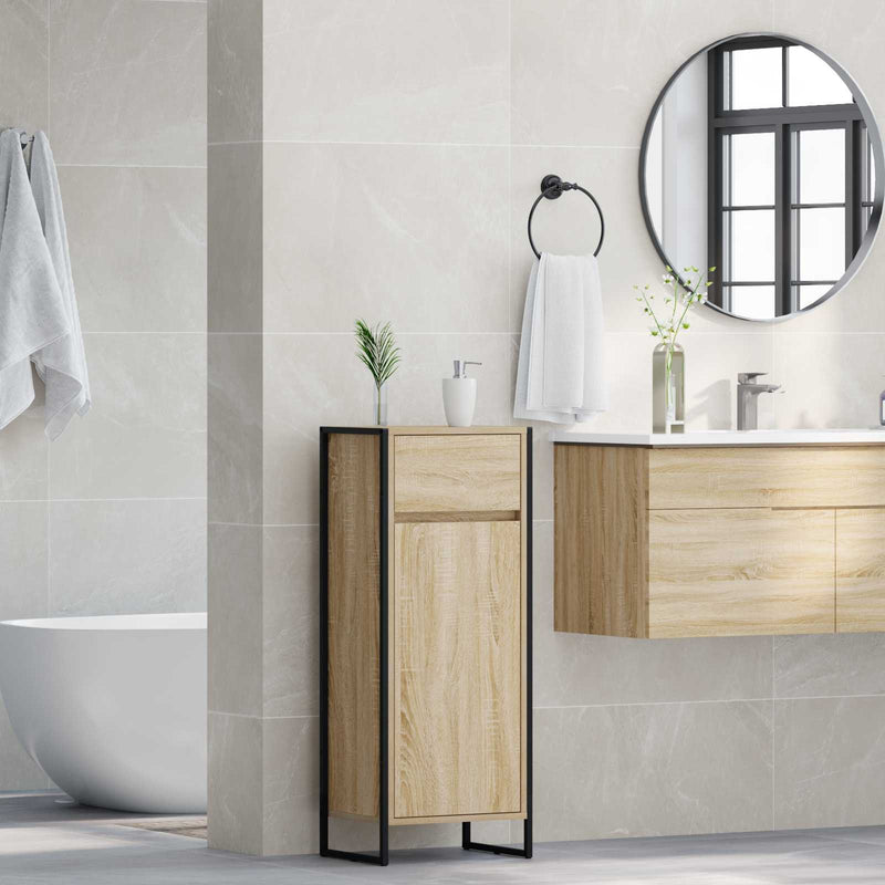 Dulap de Baie Sonoma 40 x 30 x 100 cm Lemn prelucrat