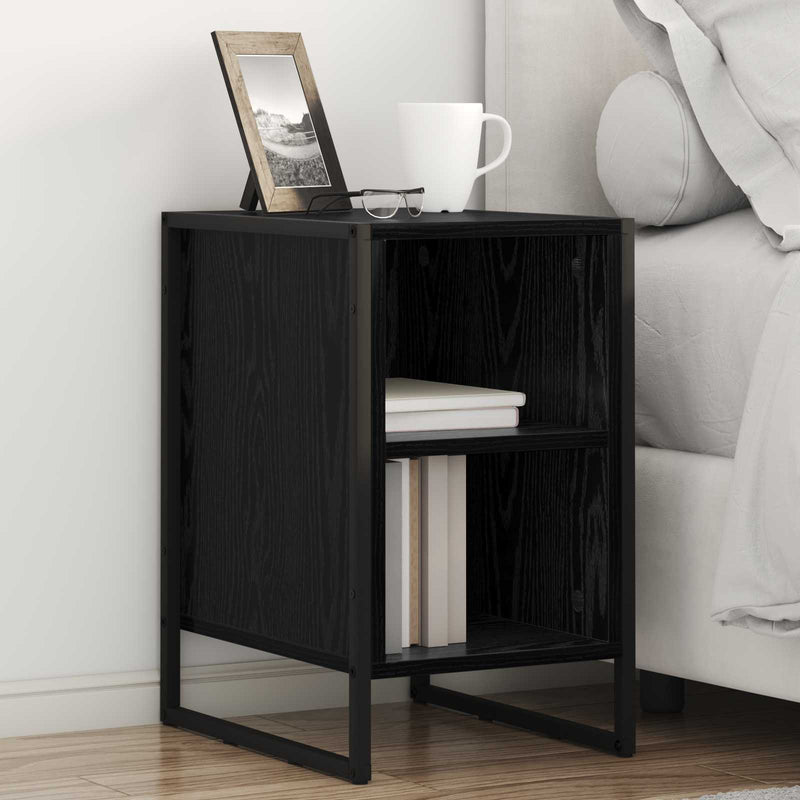 Noptieră 2 buc. Stejar Negru 39.5 x 30 x 50 cm Lemn prelucrat