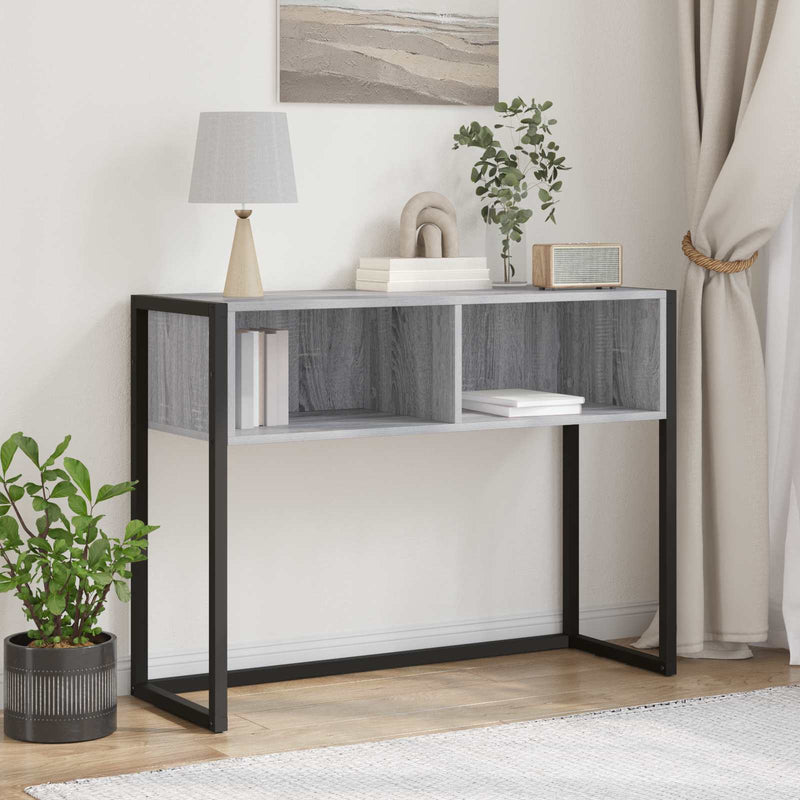 Masă laterală Gri Sonoma 100 x 36 x 75 cm Lemn prelucrat