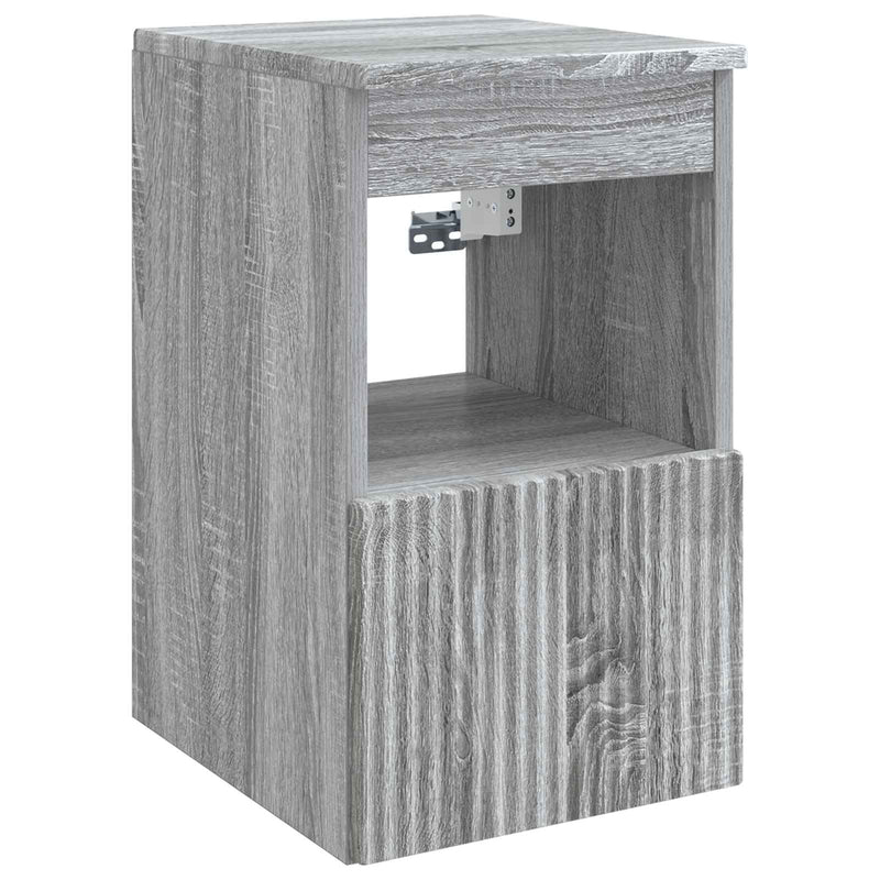 Set de mobilier pentru baie 5 buc. Sonoma gri