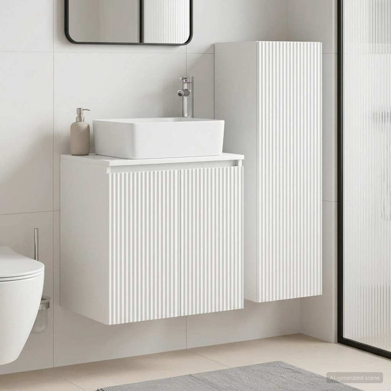 Set de mobilier pentru baie 2 buc. Alb 33 x 34,5 x 100 cm