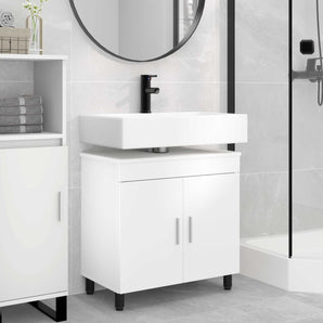 Unitate Vanity pentru Baie Alb 60 x 35 x 60 cm Lemn prelucrat