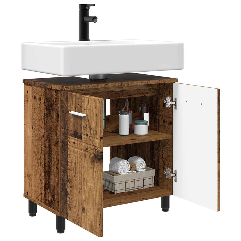 Unitate Vanity pentru Baie Lemn vechi 60 x 35 x 60 cm