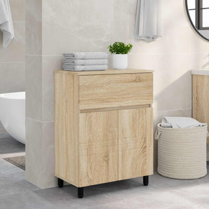 Unitate Vanity pentru Baie Stejar Sonoma 60 x 35 x 80 cm