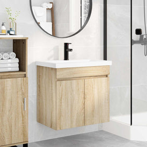 Unitate de baie cu robinet Stejar Sonoma 61 x 40 x 74,5 cm