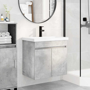 Unitate de baie cu robinet Gri Beton 61 x 40 x 74,5 cm