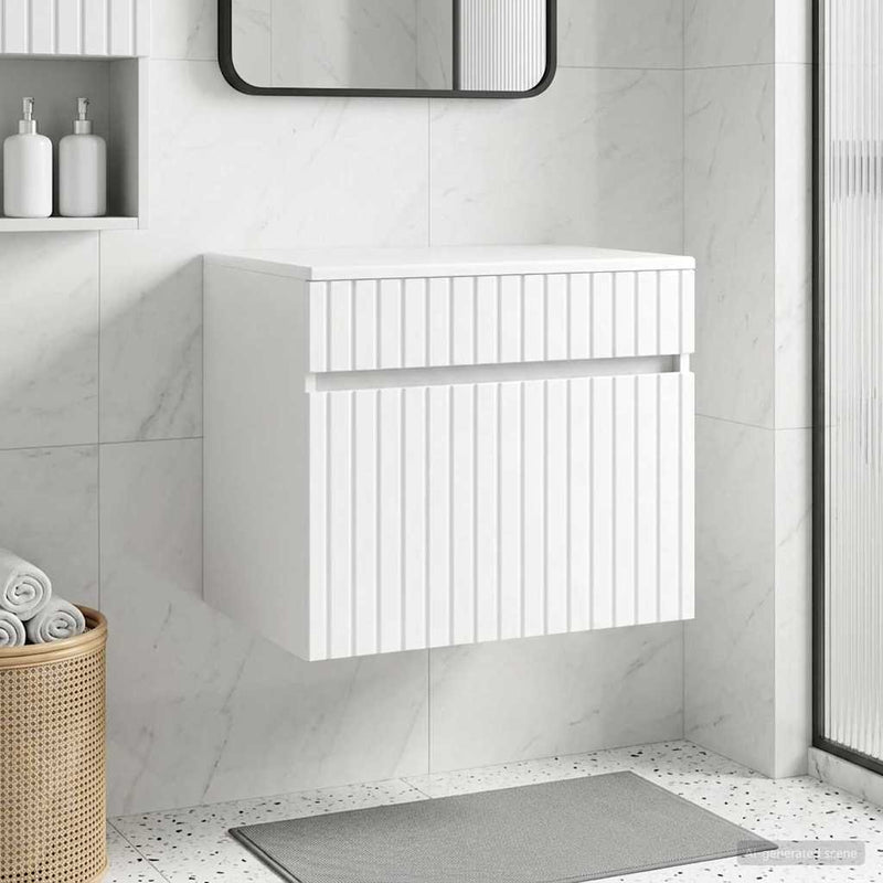 Dulap Bathroom Montat pe Perete Alb foarte lucios
