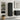 Dulap Bathroom Montat pe Perete Negru 33 x 34,5 x 100 cm