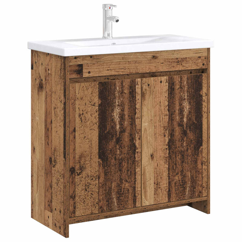 Dulap sub chiuvetă pentru baie Lemn vechi 78,5 x 37,5 x 81 cm
