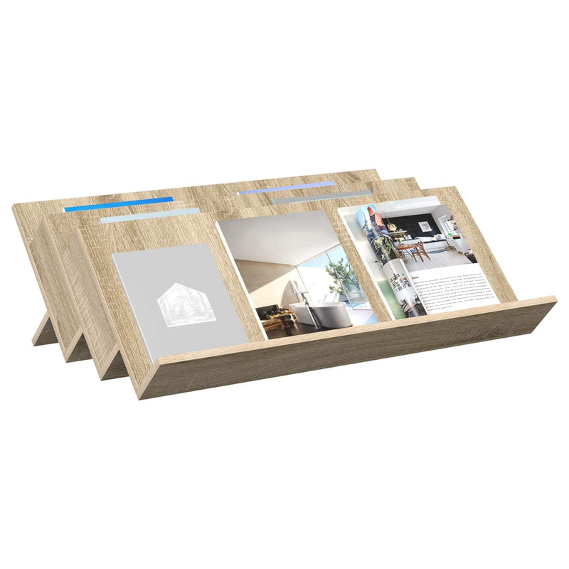 Raft pentru reviste cu raft Stejar Sonoma 90 x 53 x 28,5 cm
