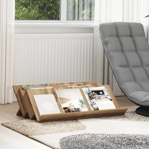 Raft pentru reviste cu raft Stejar Artizanal 90 x 53 x 28,5 cm