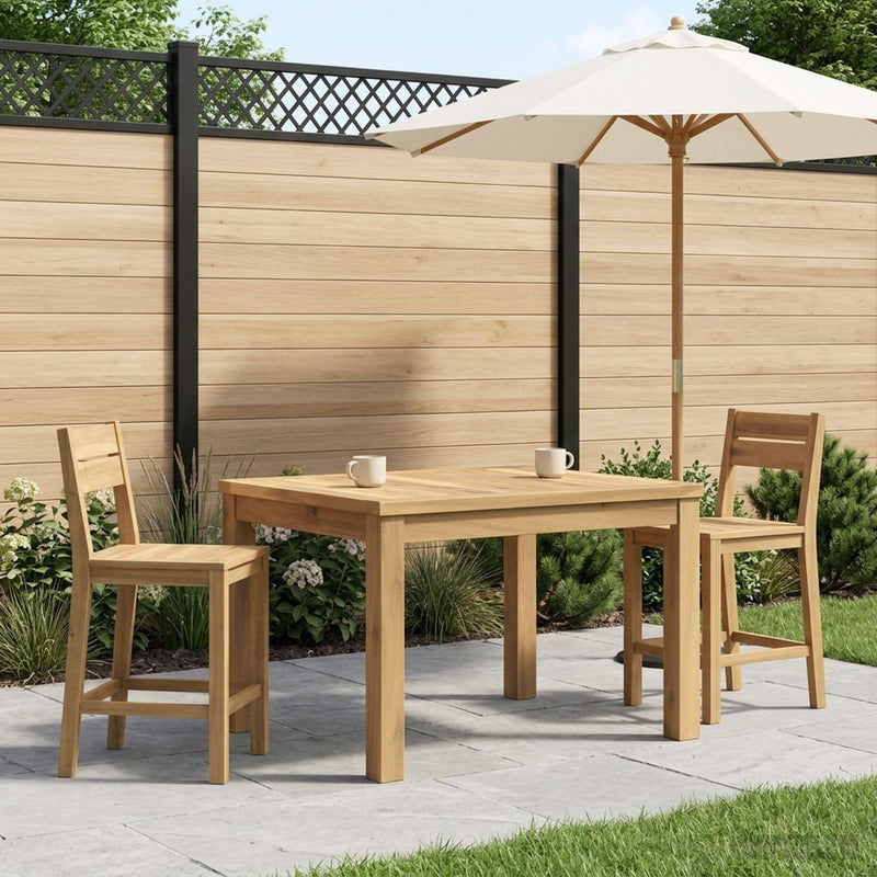 Masă de cafea Alb 50 x 60,5 x 36 cm Lemn Solid de Acacia