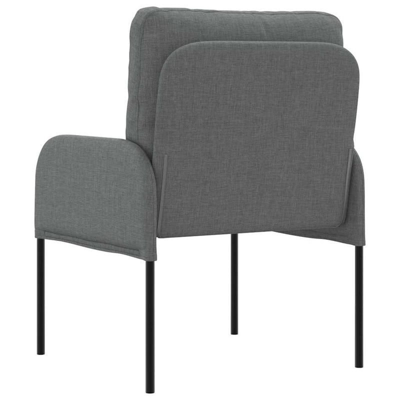 Canapele cu pernă 55cm Gri închis placaj
