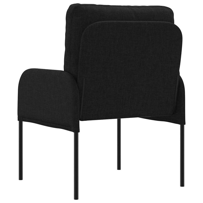Canapele cu pernă 55cm Negru placaj