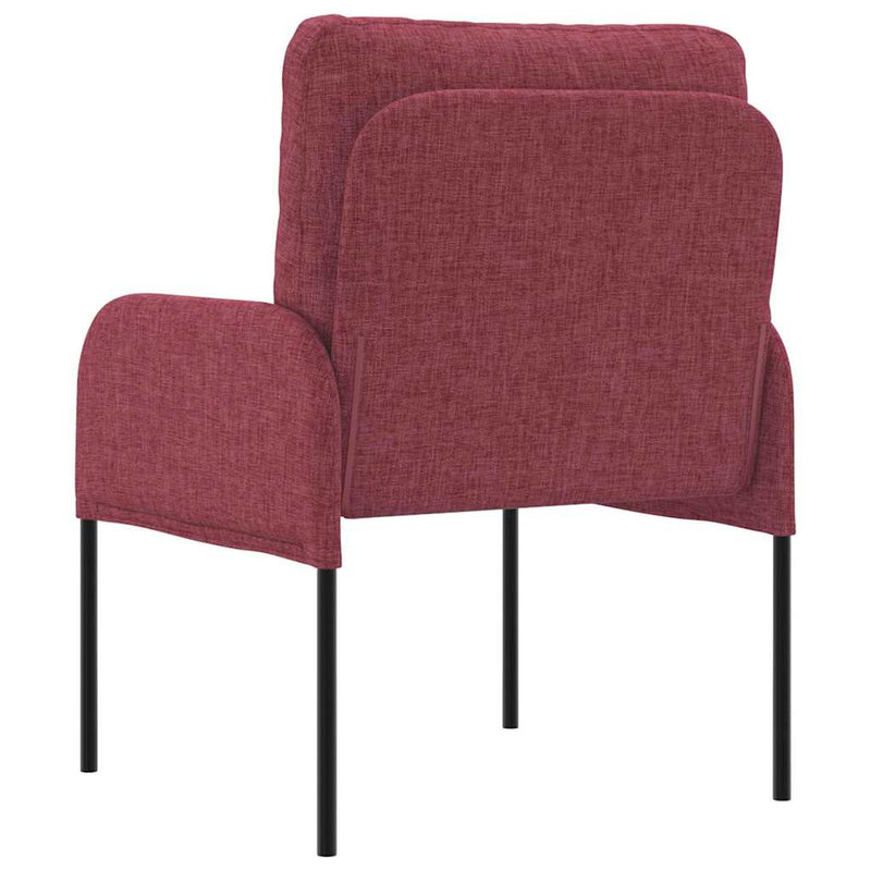 Canapele cu pernă 55cm Roșu Vin placaj