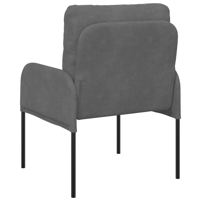 Canapele cu pernă 55cm Gri închis placaj