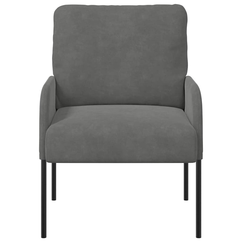 Canapele cu pernă 55cm Gri închis placaj