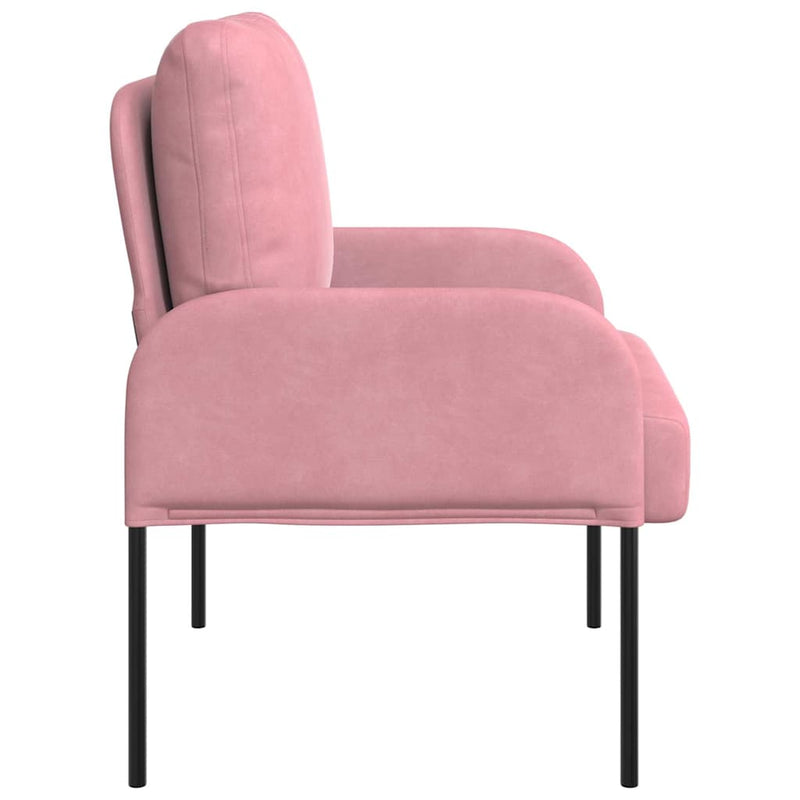 Canapele cu pernă 55cm Roz placaj