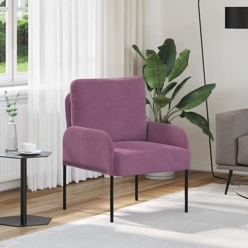 Canapele cu pernă 55cm Violet placaj