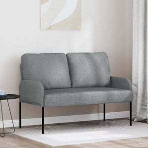 Canapele cu pernă 110cm Gri deschis placaj