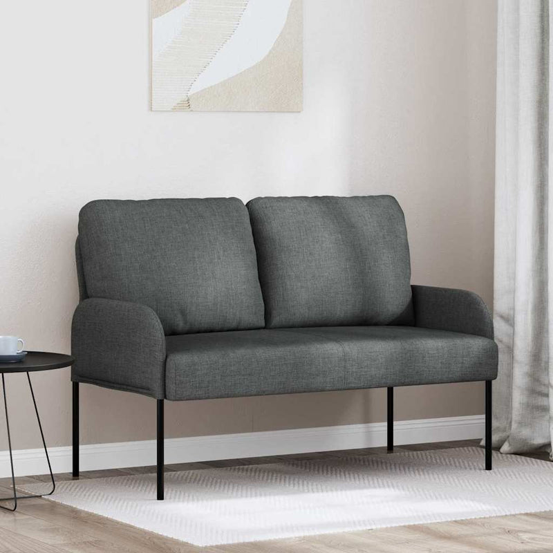 Canapele cu pernă 110cm Gri închis placaj