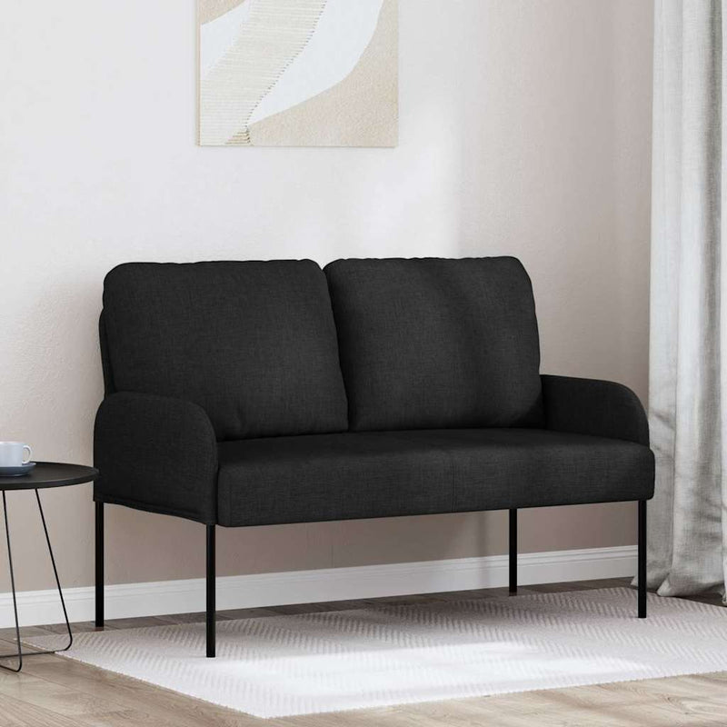 Canapele cu pernă 110cm Negru placaj