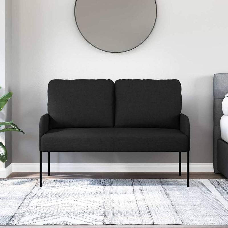 Canapele cu pernă 110cm Negru placaj