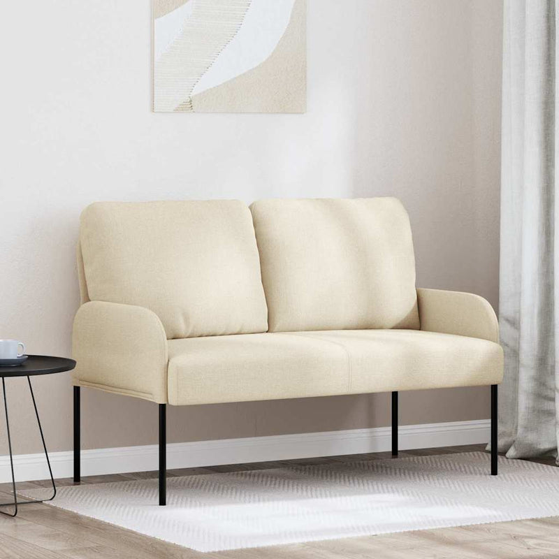 Canapele cu pernă 110cm Crem placaj