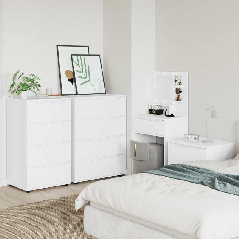 Dulapuri de depozitare 60 x 48 x 105 cm Lemn prelucrat Alb