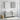 Set de mobilier pentru baie 5 buc. Gri Beton