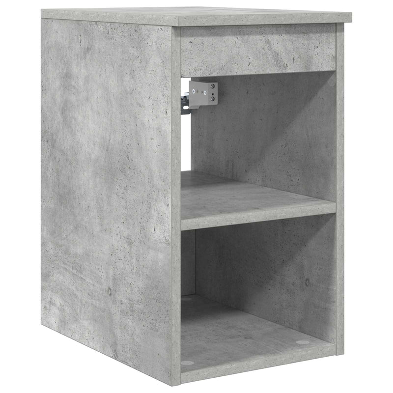 Set de mobilier pentru baie 5 buc. Gri Beton