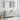 Set de mobilier pentru baie 5 buc. Gri Beton
