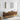 Set de mobilier pentru baie 4 buc. Lemn vechi