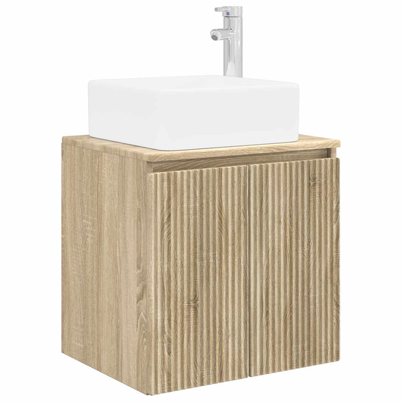 Set de mobilier pentru baie 6 buc. Stejar Sonoma