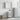 Set de mobilier pentru baie 4 buc. Gri Beton