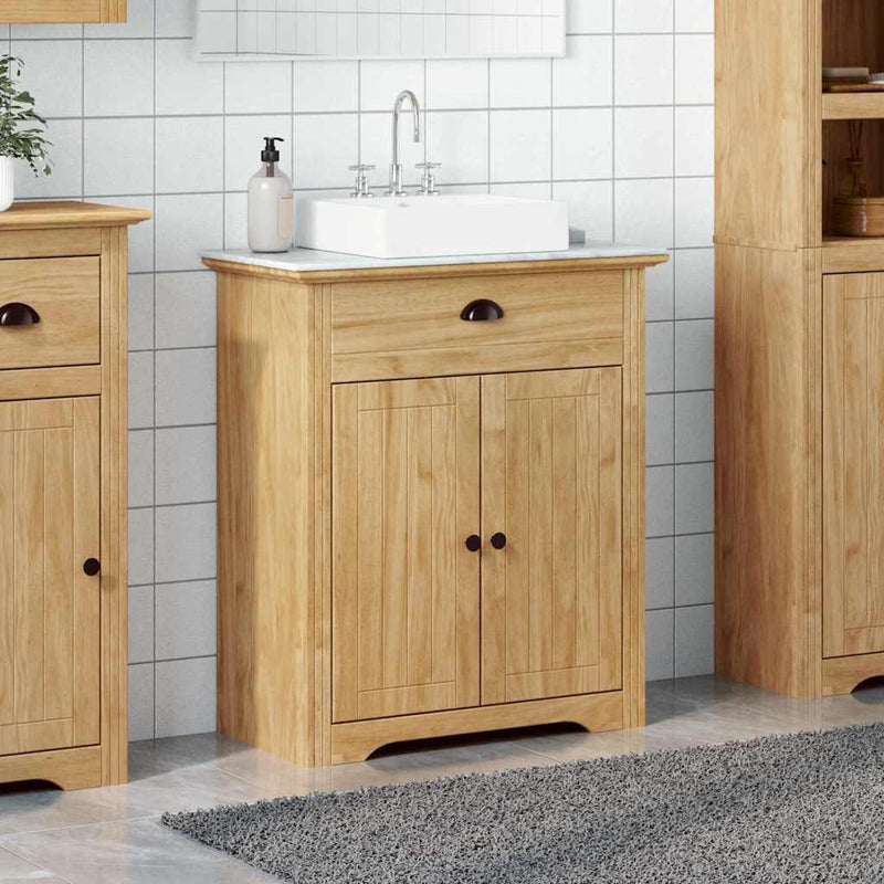 Dulap de Baie BODO Maro miere 70 x 35 x 80 cm Lemn prelucrat