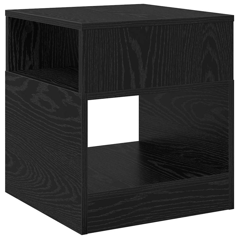 Masă laterală 2 buc. Stejar Negru 40,5 x 40 x 45 cm