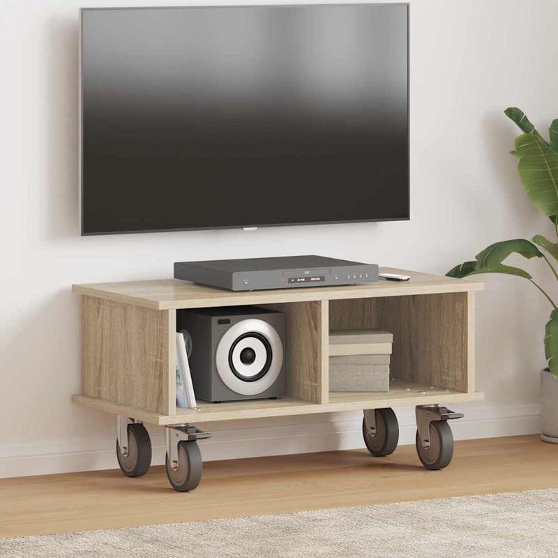 Support TV 68,5 x 35 x 35 cm Stejar Sonoma Lemn prelucrat