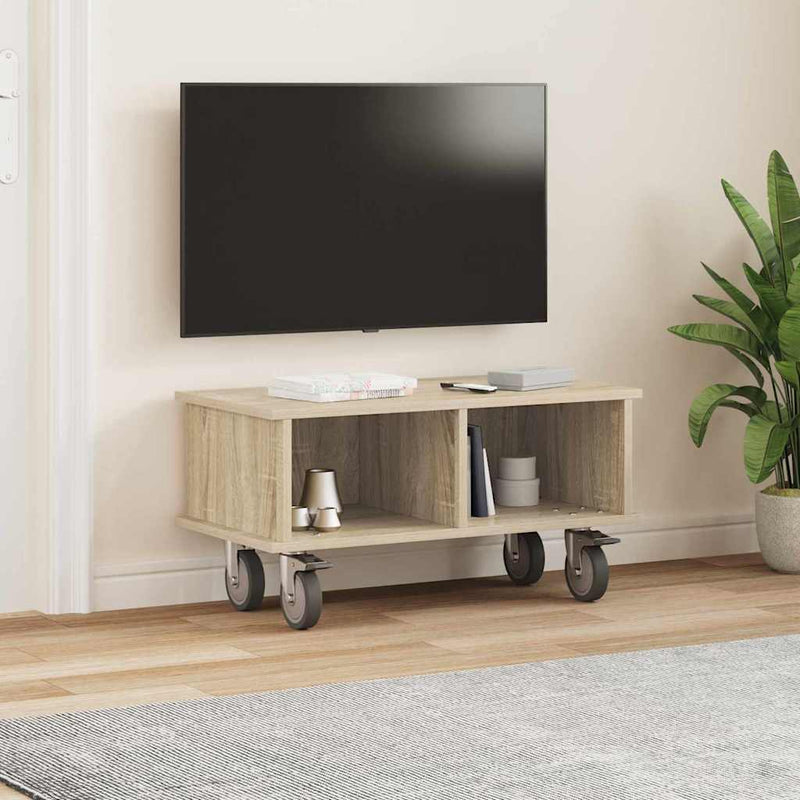Support TV 68,5 x 35 x 35 cm Stejar Sonoma Lemn prelucrat