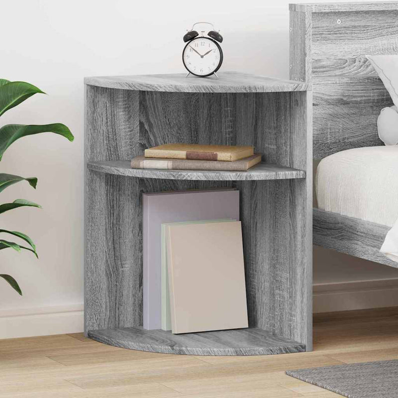 Masă laterală Gri Sonoma 39,7 x 39,7 x 60 cm Lemn prelucrat
