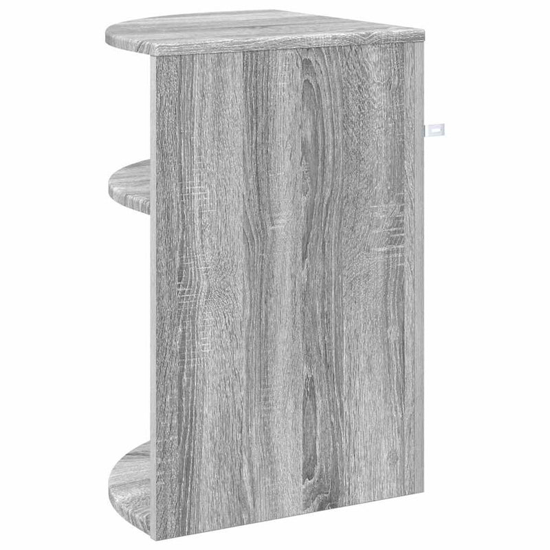 Masă laterală Gri Sonoma 39,7 x 39,7 x 60 cm Lemn prelucrat
