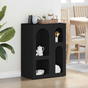 Bufet ELST Negru 59 x 35 x 80.5 cm Lemn prelucrat